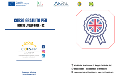 CORSO INGLESE DI BASE B2 ASSE 1BIS GARANZIA GIOVANI