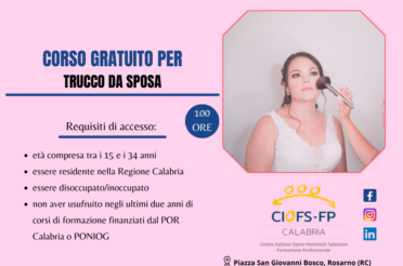 Corso Trucco da Sposa sede di Rosarno